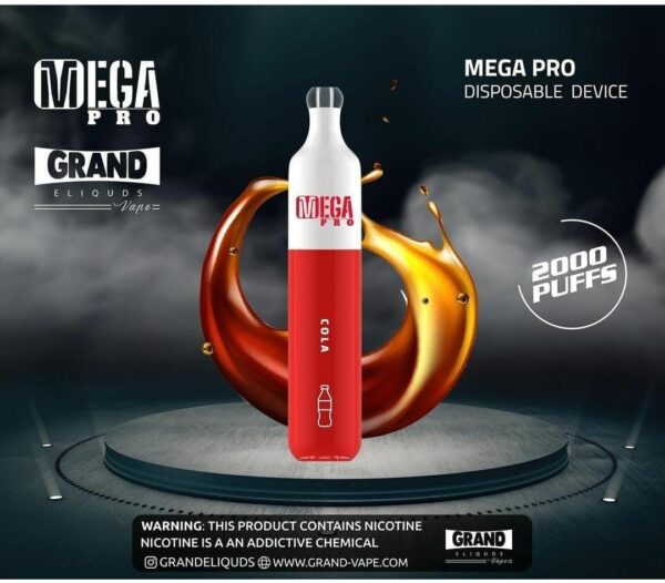 سحبة ميجا برو كولا MEGA PRO COLA 2000 Puff 50mg