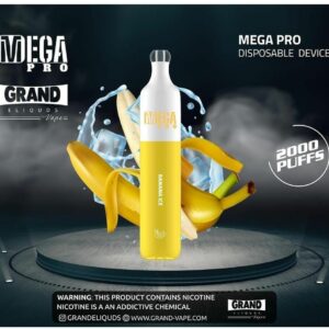 MEGA PRO BANANA ICE 2000 Puff 20mg