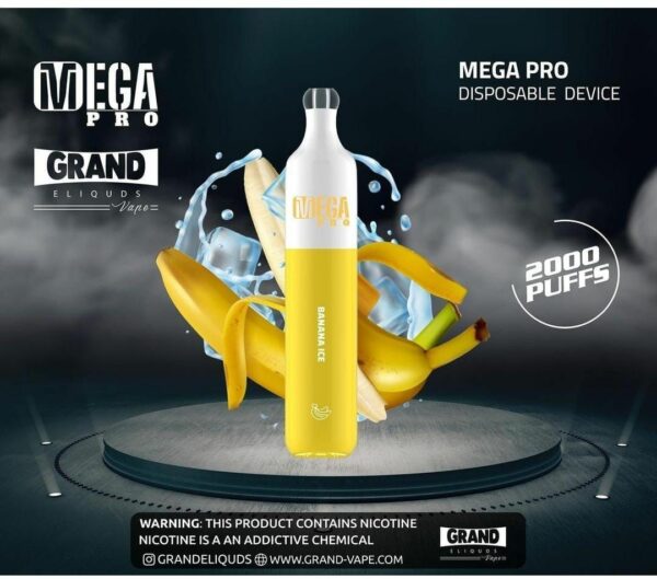 MEGA PRO BANANA ICE 2000 Puff 20mg