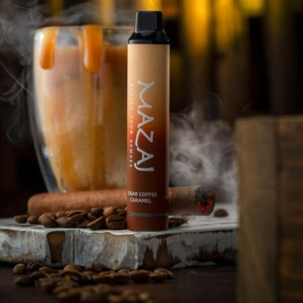 سحبة مزاج تيتان سيجار كوفي كاراميل Mazaj Titan Cigar Coffee Caramel