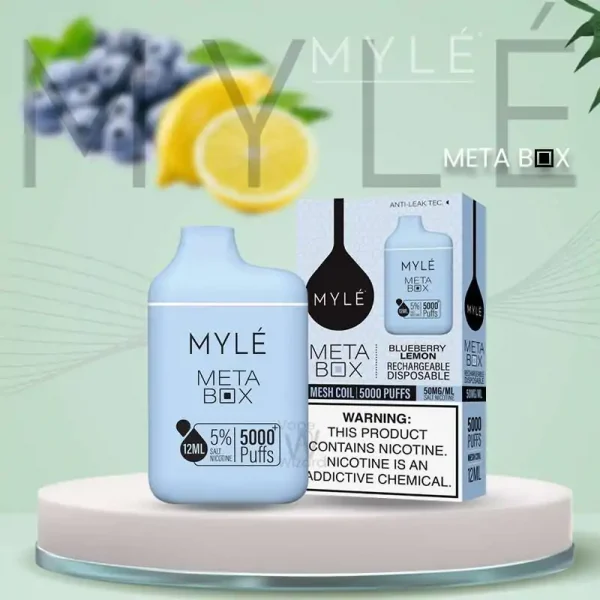 Myle Meta Box  BlueBerry Lemon(5000 puff)