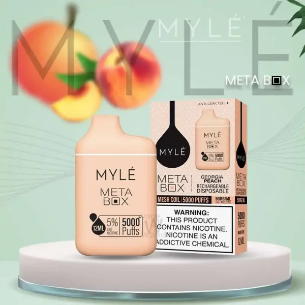 Myle Meta Box Georgia Peach (5000 puff)