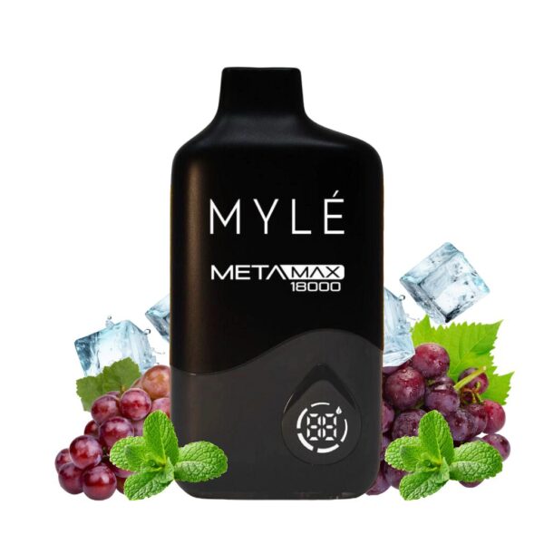 MYLE-Meta-Max-18000-Puff-Grape-Mint